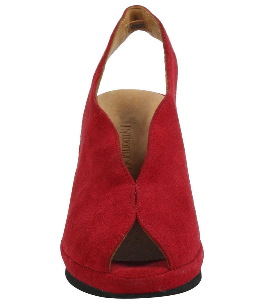 L'Amour Des Pieds Odetta Suede Slingback Pumps