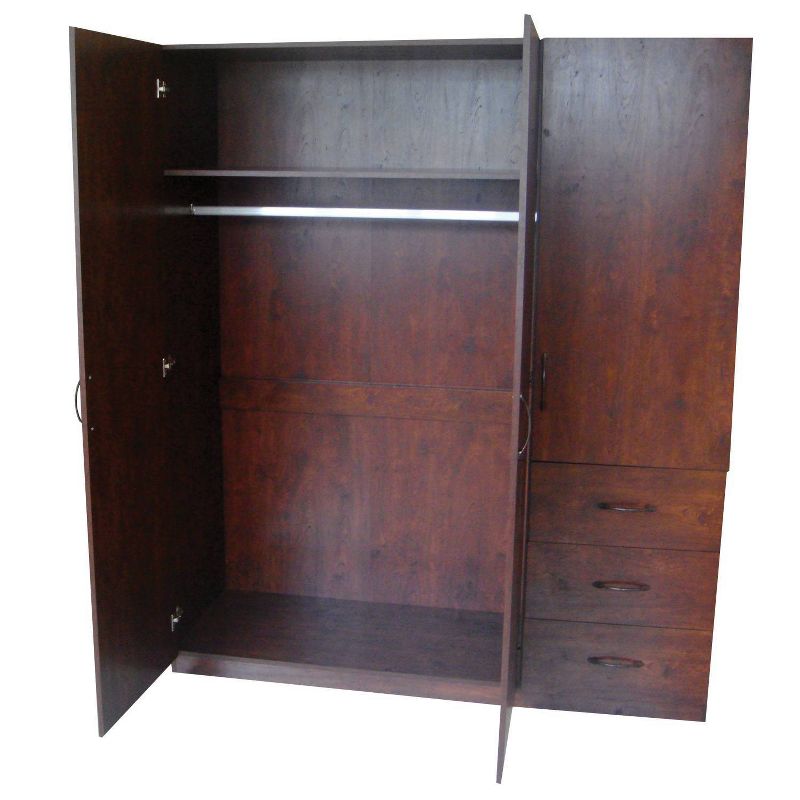 Set of 2 Mulberry Open 2 Sectional Closet Blue - Manhattan Comfort