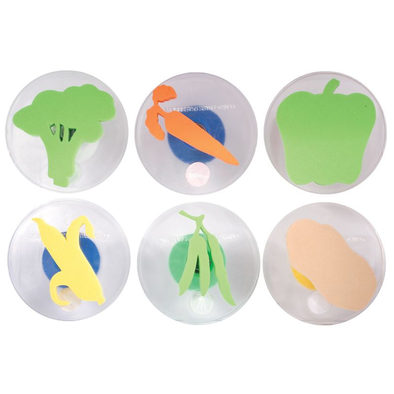 Ready 2 Learn Giant Stampers - Vegetables - Set of 6