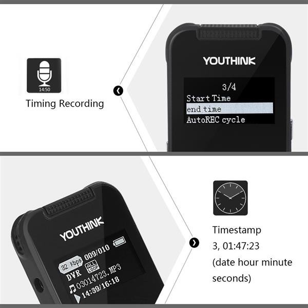 Portable Mini 8GB USB Spy Voice Recorder Pen Digital Audio Voice Recorder Mp3 Player for Meeting