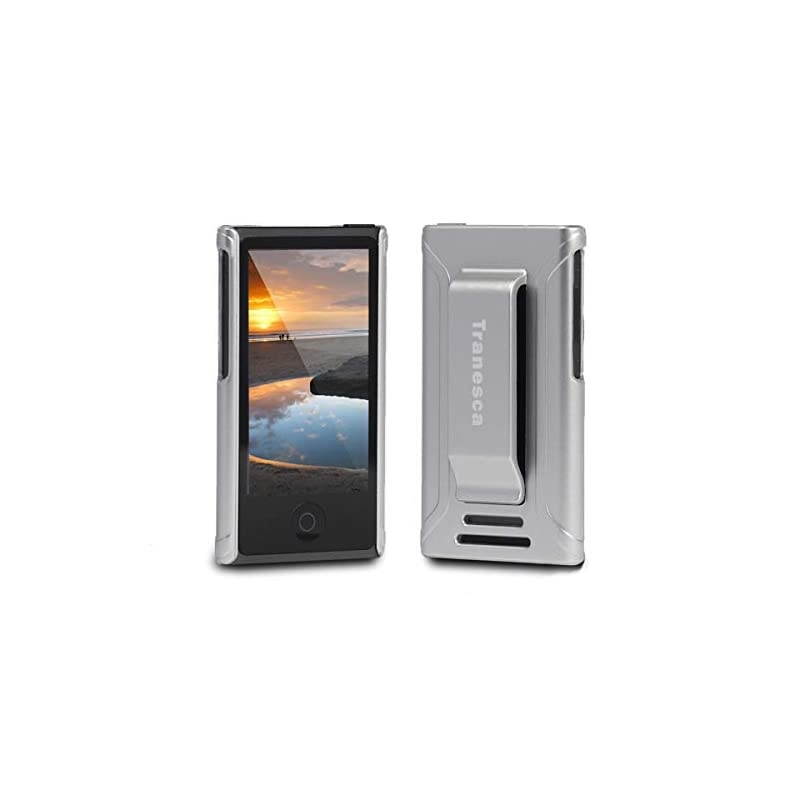 iPod Nano 7 case  Ultra Slim Protective Case for iPod Nano 78th Generation with Premium Tempered Glass Screen Protector Ivory Silver