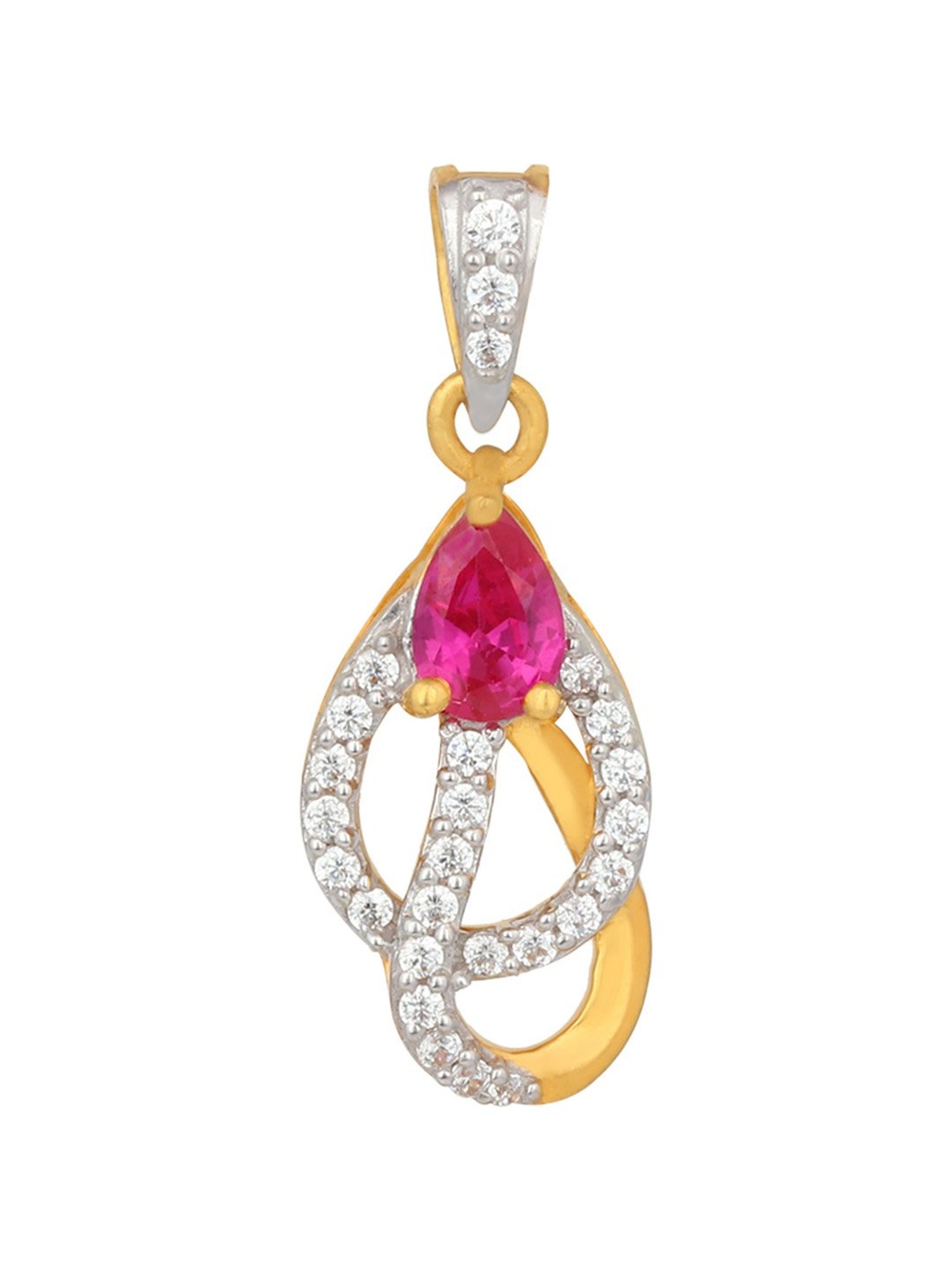 PC Jeweller Fantina 18k Gold Pendant without Chain for Women