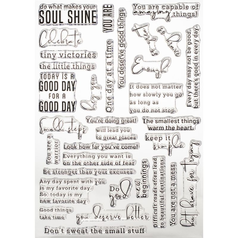 Pinkfresh Studio Clear Stamp Set 6"X8"-My Favorite Things To Say
