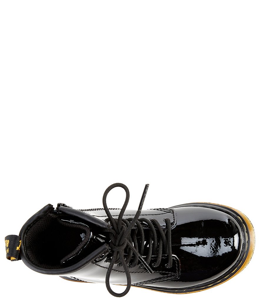 Dr. Martens Girls' 1460 Zip-Up Patent Leather Combat Boots (Infant)