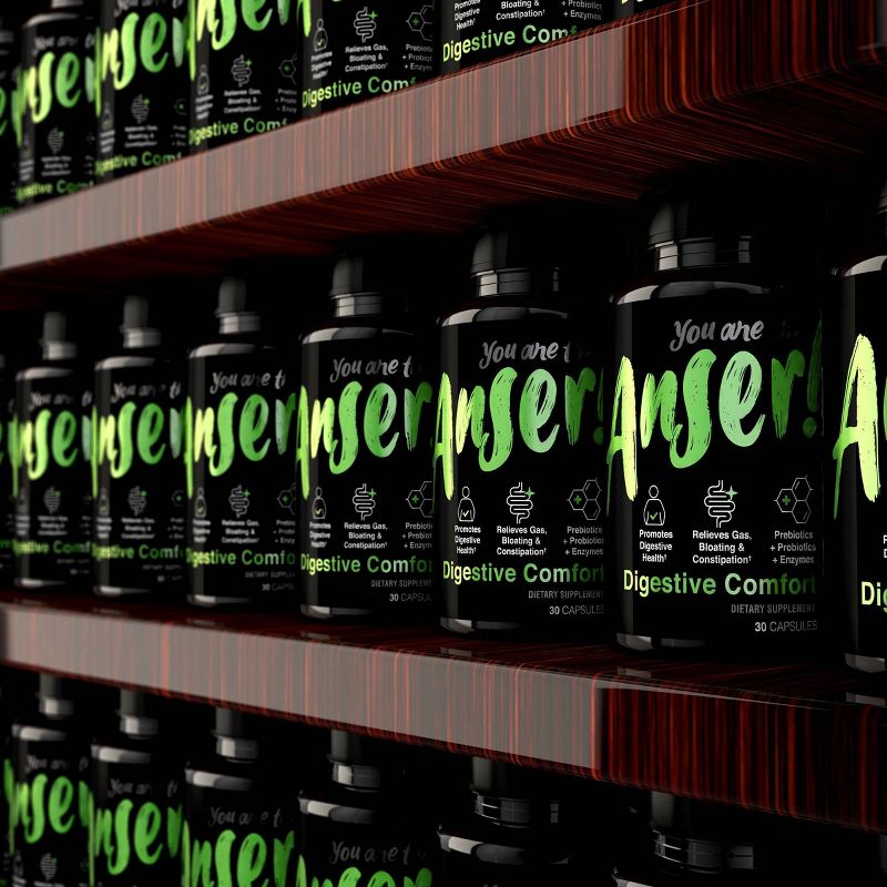 Anser! Digestive Comfort Capsules - 30ct