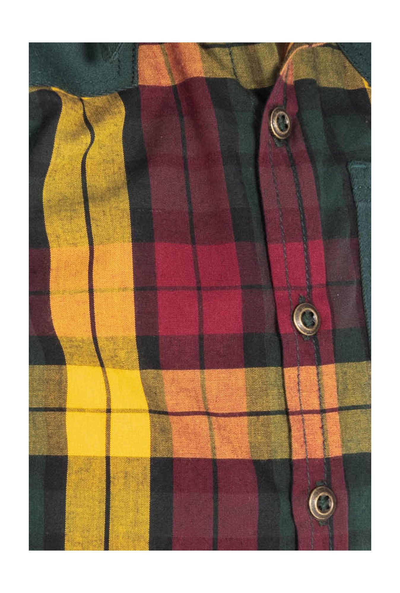 Cherry Crumble By Nitt Hyman Boys Multicolor Checks Shirt