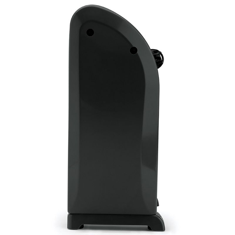 Lasko WC14812 1500 Watt Corded Electric Portable Automatic Airflow Fan Forced Air Space Heater with Overheat Protection, Black