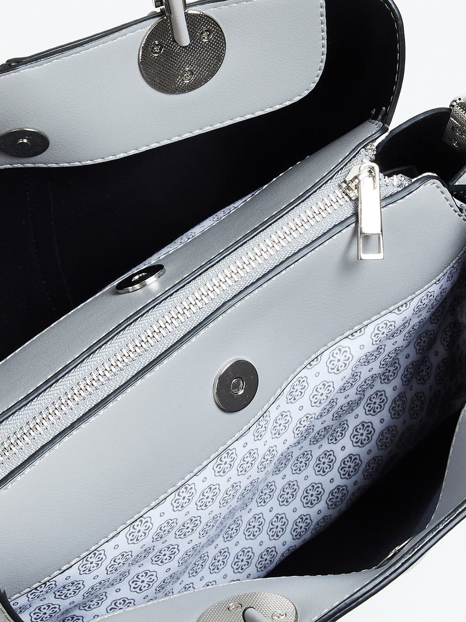 Code by Lifestyle Grey Handbag