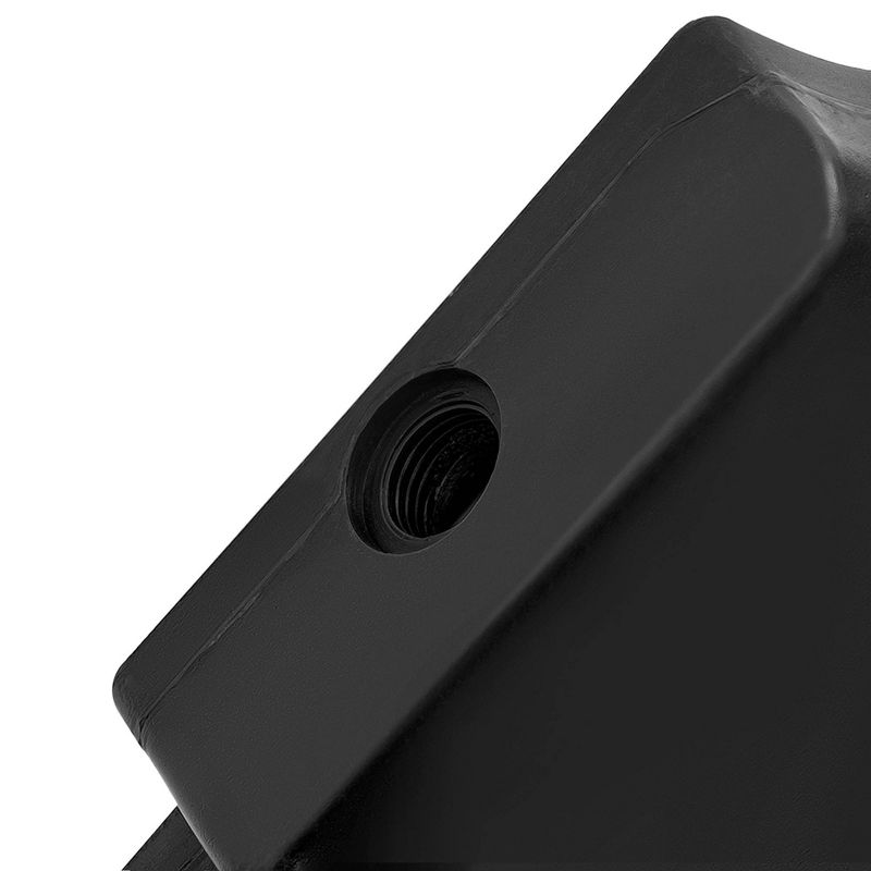 120lbs & 4-piece Heavy Duty Fillable Cantilever and Offset Umbrella Weighted Base Black - Crestlive Products