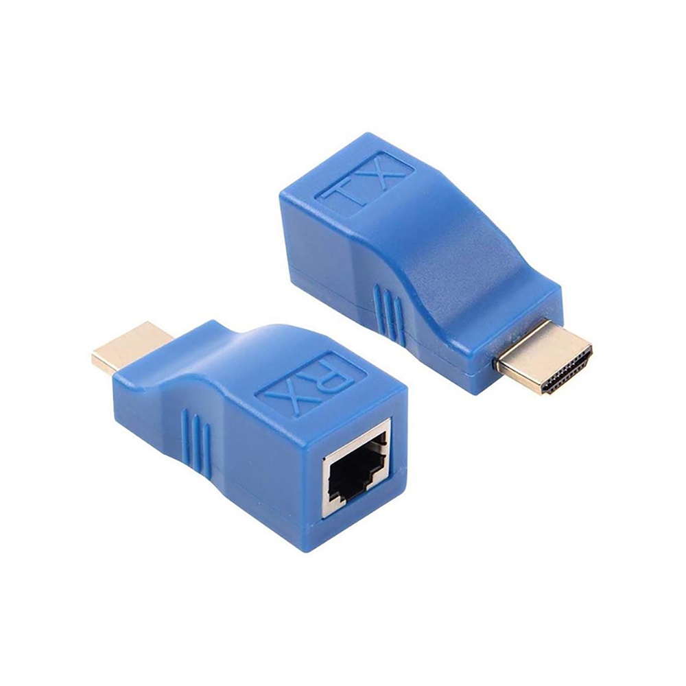 SatelliteSale HDMI Extender Adapter up to 100 feet over RJ45 Cat5-e Cat6 Cable
