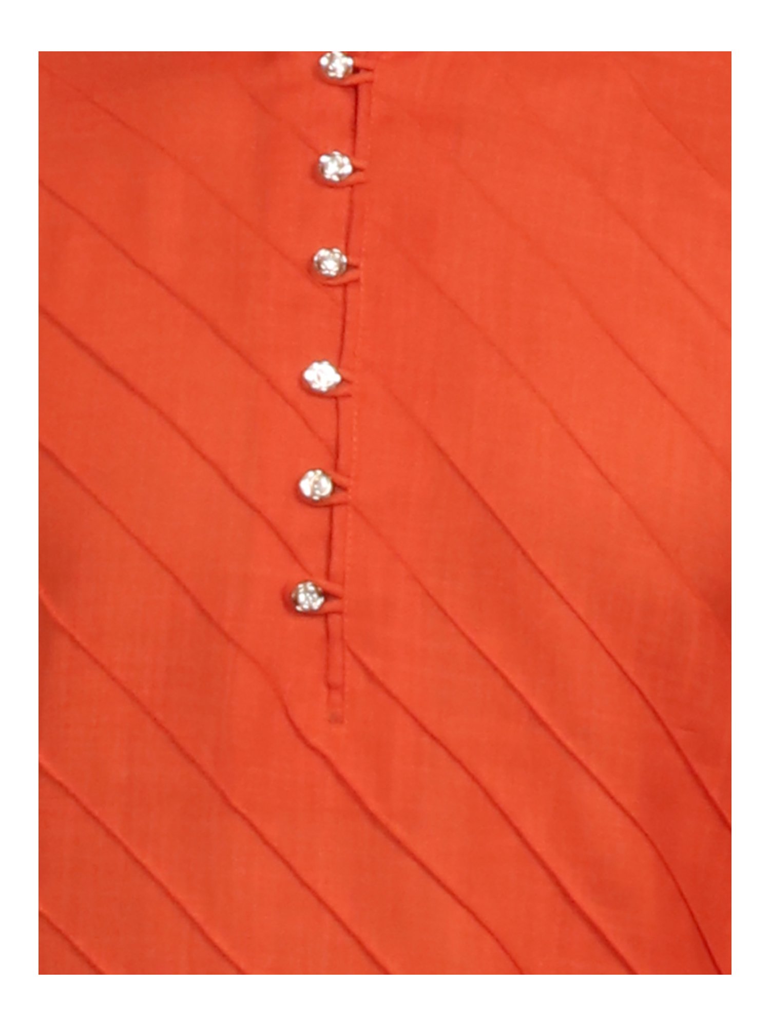 SG LEMAN Orange Striped Kurta Bottom Set