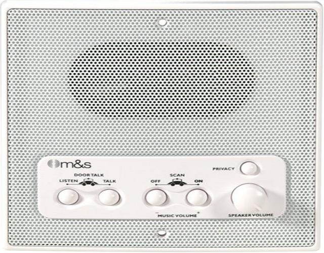 M & S Systems DMC1RW Weather Resistant Remote Station Speaker