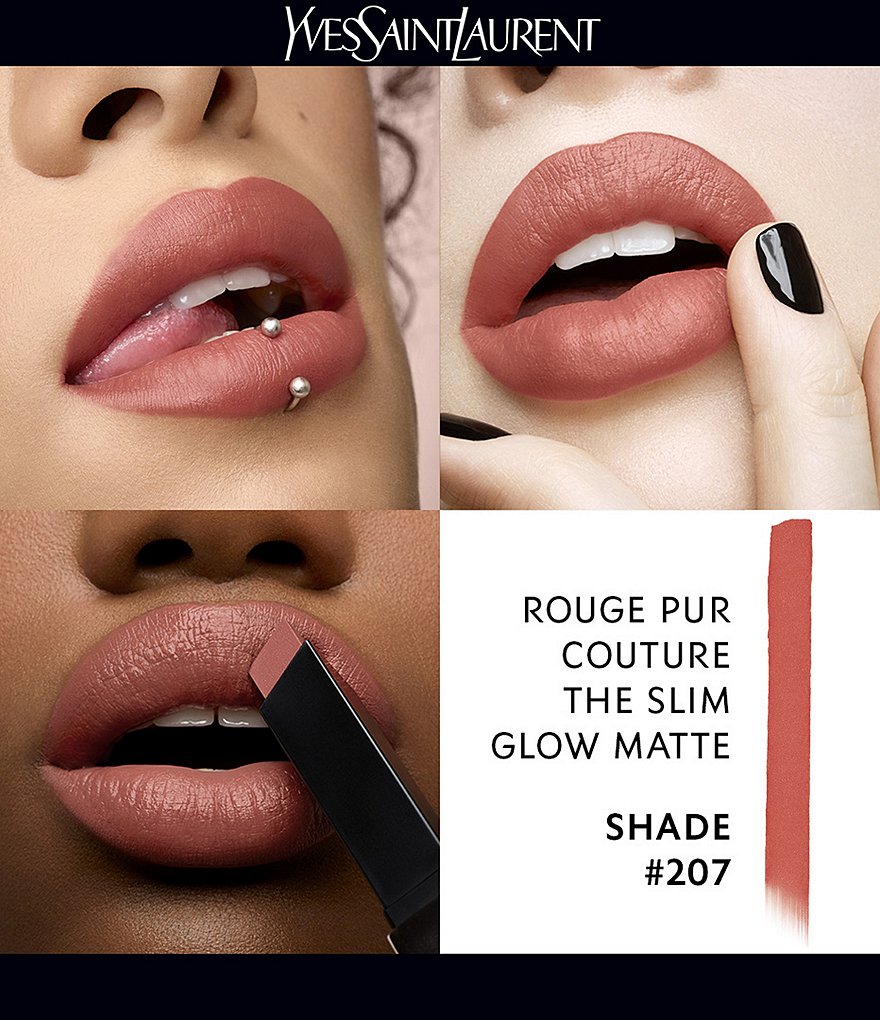 Yves Saint Laurent Beaute Rouge Pur Couture The Slim Glow Matte Lipstick