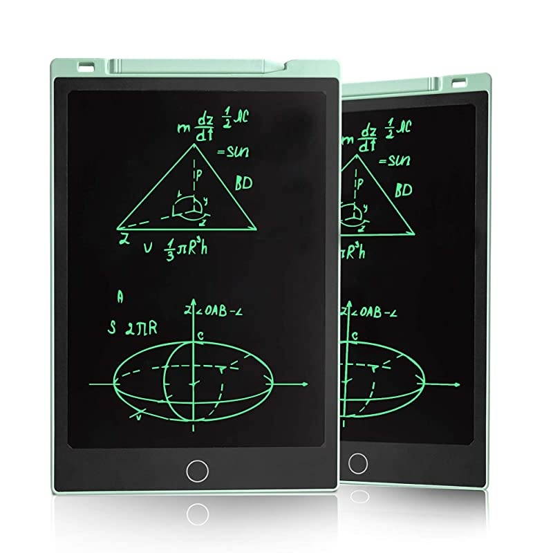 LCD Writing Tablet 11 inches Erasable Handwriting Drawing Pad Electronic Notepad Doodle Board with Magnets Gift for Kids Adults at Home School Office Green