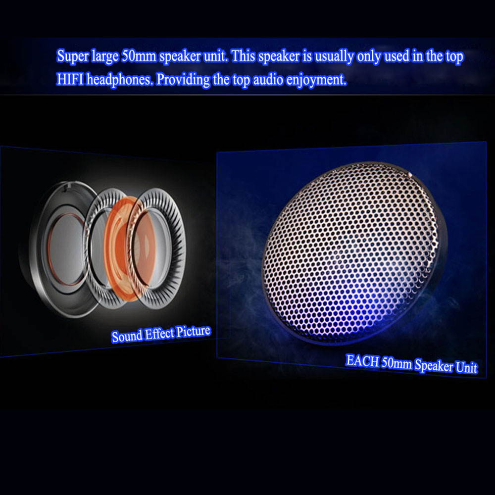 KOTION EACH B3505 Over-the-head 2 in 1 Multifunctional Bluetooth 4.1 + EDR  Professional Gaming Headset Wireless Stereo Gaming Earphone Noise Canelling PC Gaming Headphone