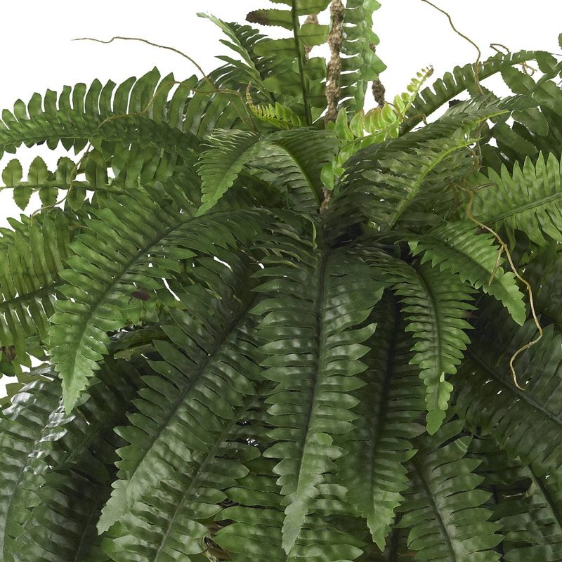 Nearly Natural Large Boston Fern Hanging Basket