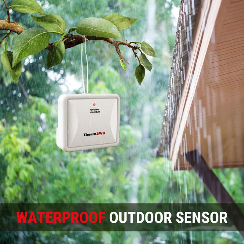 Wind & Weather Plastic Floating Rain Gauge with Metal Stake