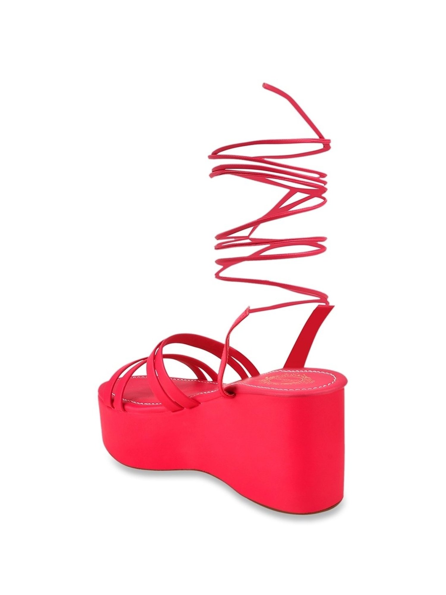 Shoetopia Women's Pink Gladiator Sandals