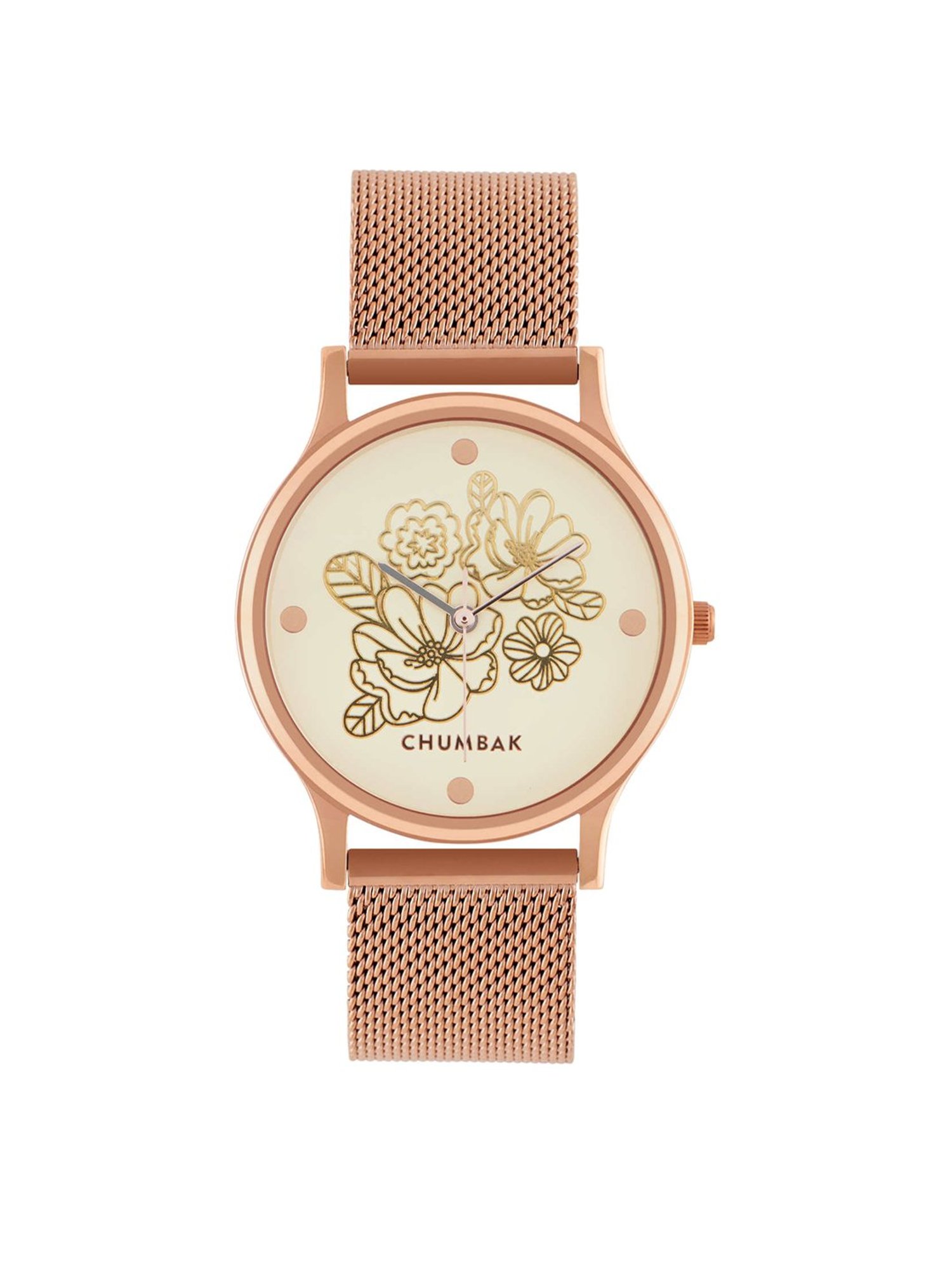 Chumbak 8907605117343 Abstract Peacock Analog Watch for Women
