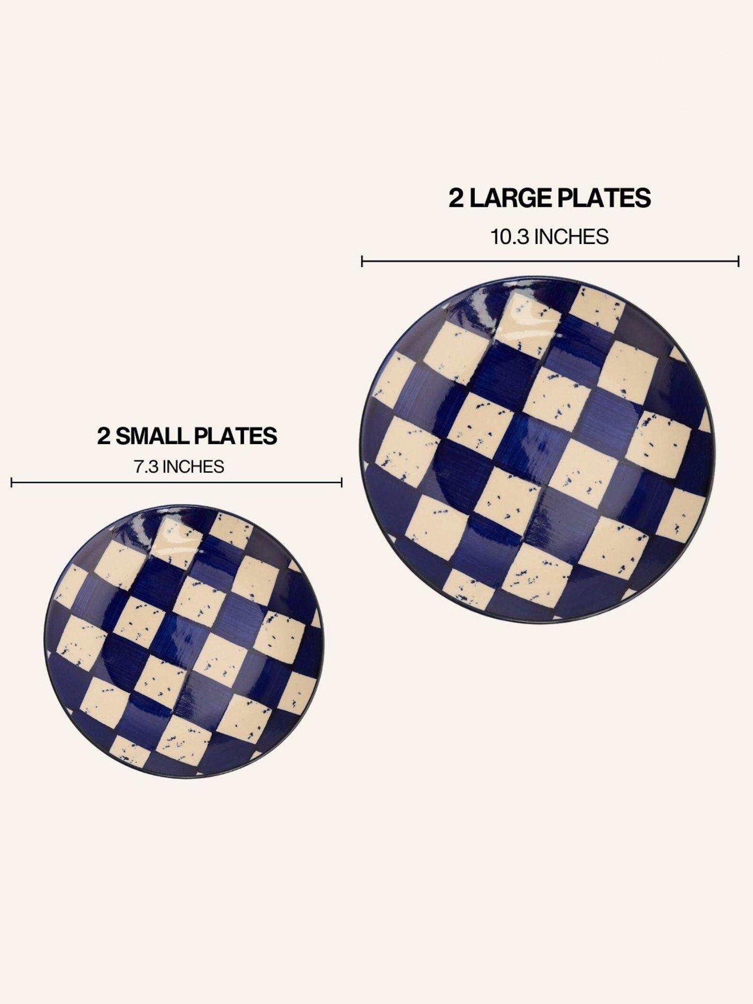 BlackCarrot Ceramic Dinner Set for Couple