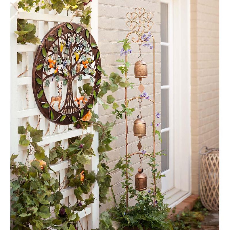 Home & Garden 12.0" Dragonfly Hanging Moblie Bells Beads Yard Decor Amscan  -  Bells And Wind Chimes