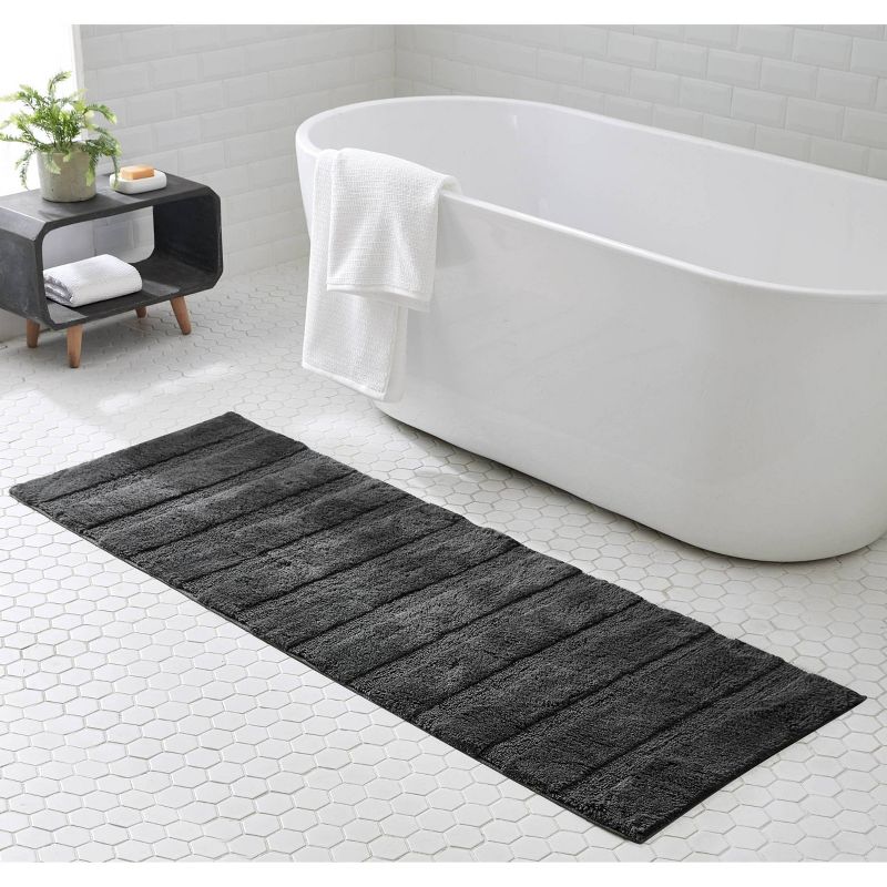 22"x60" Manchester Solid Bath Rug Light Gray - ED Ellen DeGeneres