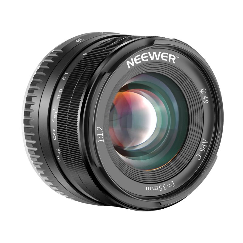 Neewer 35mm F1.2 Large Aperture Prime APS-C Aluminum manual focus  Lens for Fuji X Mount Mirrorless Cameras X-A1 X-A10 X-A2 X-A3 X-AT X-M1 X-M2 X-T1 X-T10 X-T2 X-T20 X-Pro1 X-Pro2 X-E1 X-E2 X-E2s