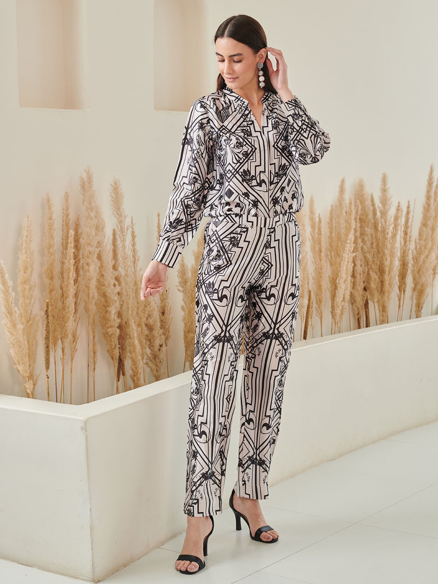 Dusk Attire White Valentina Co-ord Set