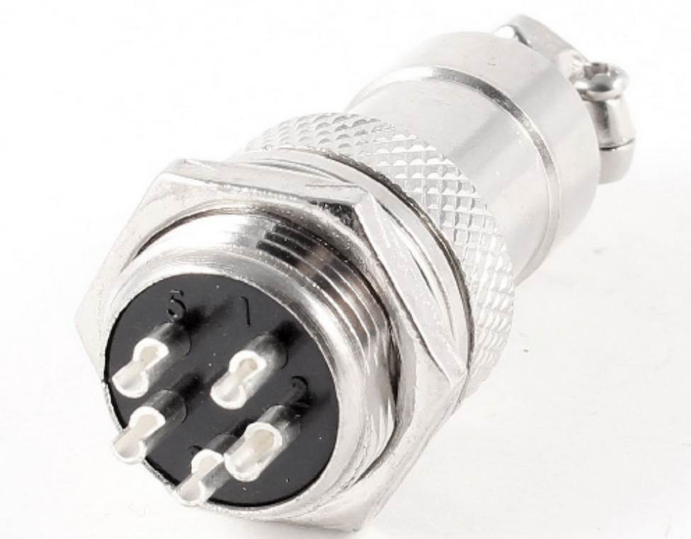 5PIN 16mm GX16-5 pin plug cable connector plug Aviation Plug Male & Female Wire Panel Metal Connector 16mm 5 Pin GX16-5 5-Pin