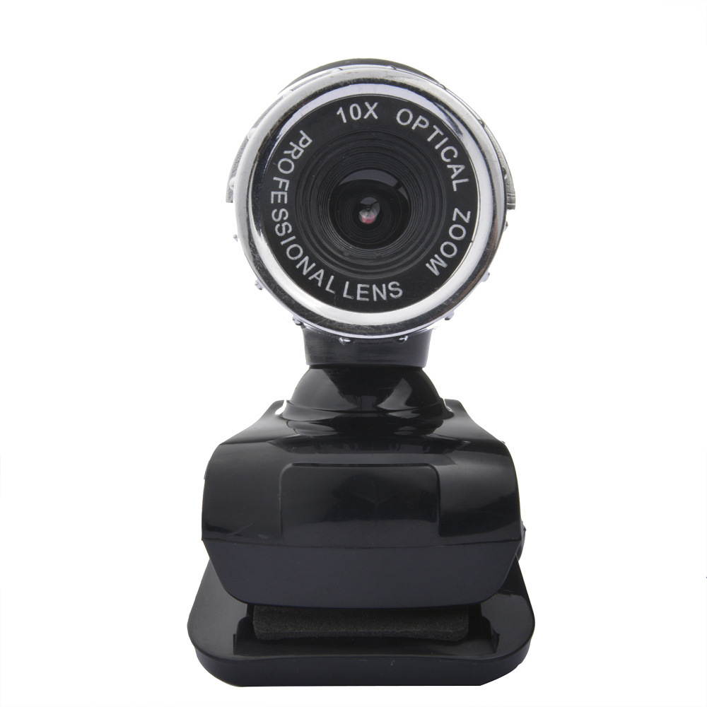 HXSJ A859 480P HD Wired Webcam Silvery Black