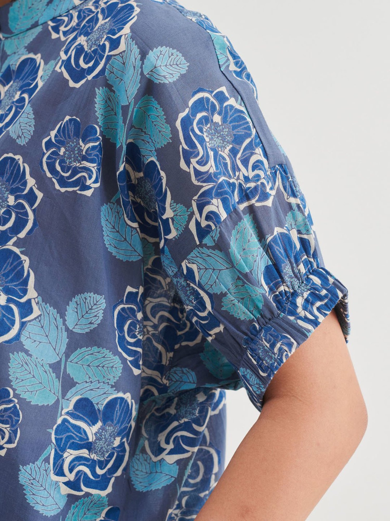 Prakriti Jaipur Indigo Floral Shirt