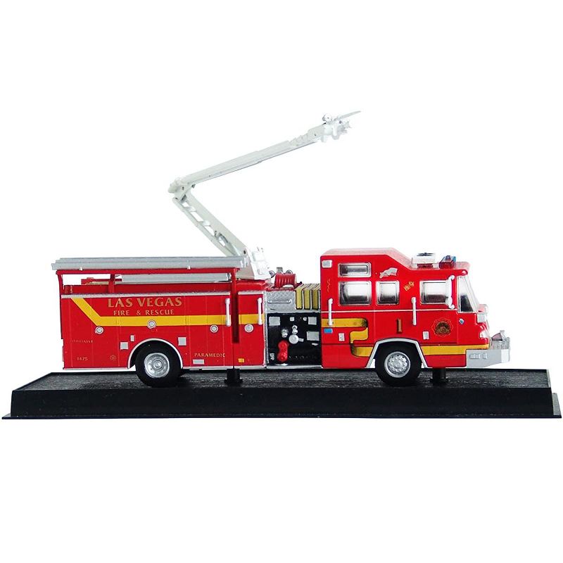 2001 Pierce Quantum Snozzle Fire Engine Red "Las Vegas Fire & Rescue Department" (Nevada) 1/64 Diecast Model by Amercom