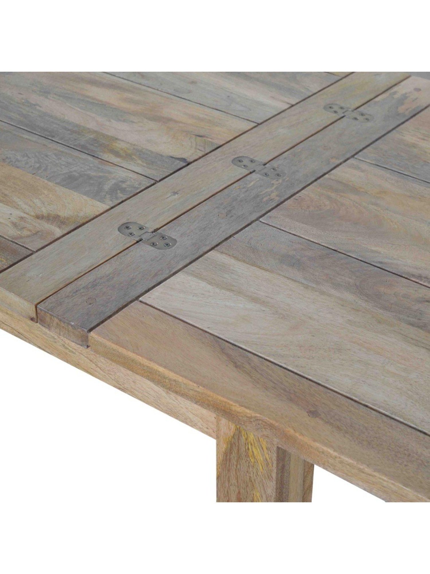 Artisan Furniture Granary Royale Oblong Brown Wood Butterfly Dining Table