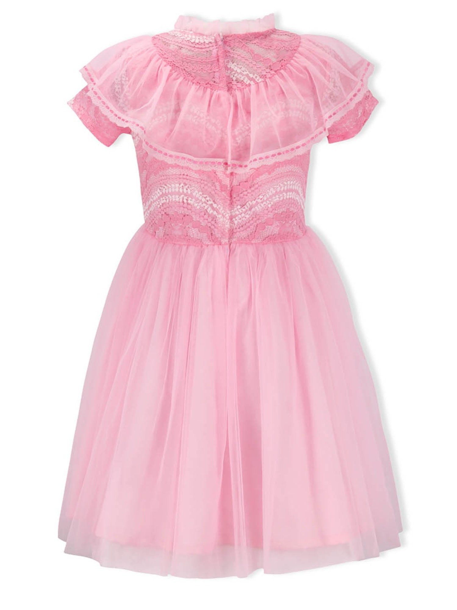 Cutecumber Kids Pink Self Design Dress
