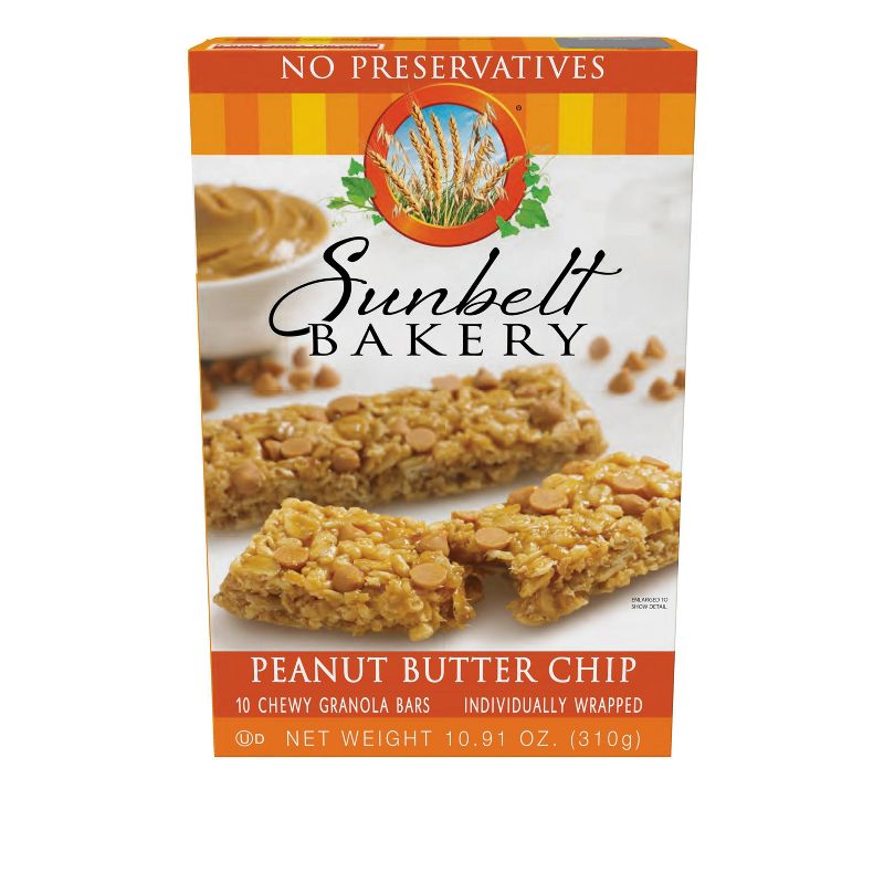 Sunbelt Bakery Peanut Butter Chip Granola Bars 10ct