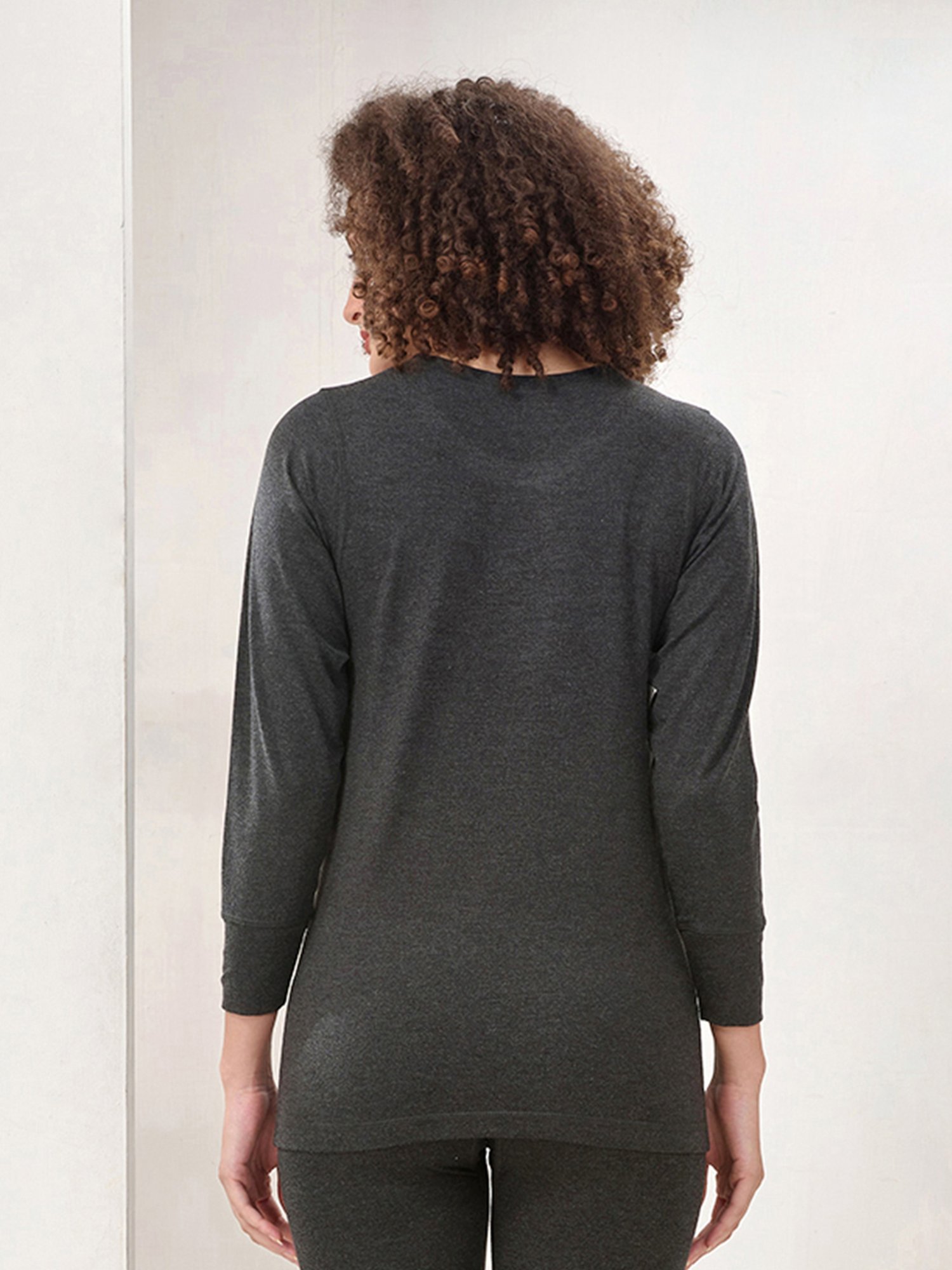 LUX Inferno Black Plain Thermal Top