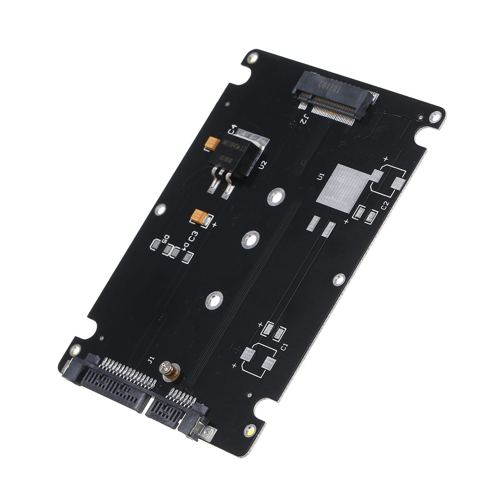 NGFF M.2 SSD to 22Pin SATA III Converter Adapter with 2.5'' Enclosure 2280 2260 2242 2230 SSD