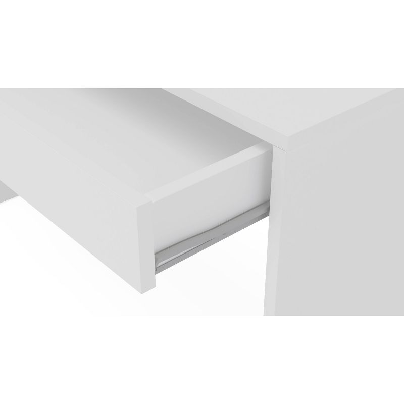 Preston 2 Drawer Writing Desk White - Chique