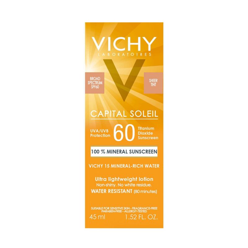 Vichy Capital Soleil Tinted Mineral Face Sunscreen - SPF 60