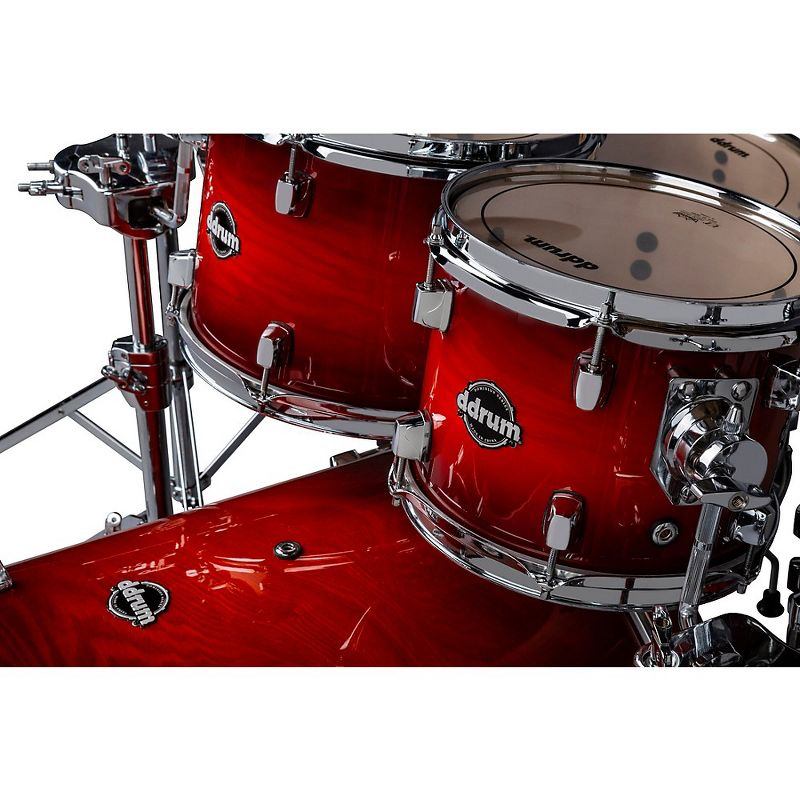 Pearl Export New Fusion 5-Piece Drum Set with Hardware Mirror Chrome