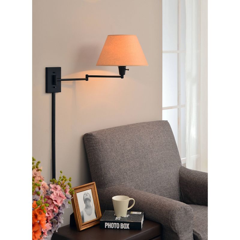 3-way Simplicity Swing Arm Lamp Matte Black - 3R Studios