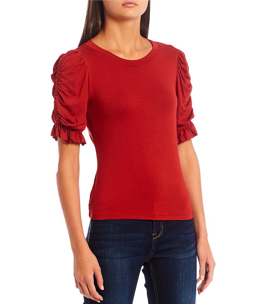 Evolutionary Cinched Short Sleeve Top