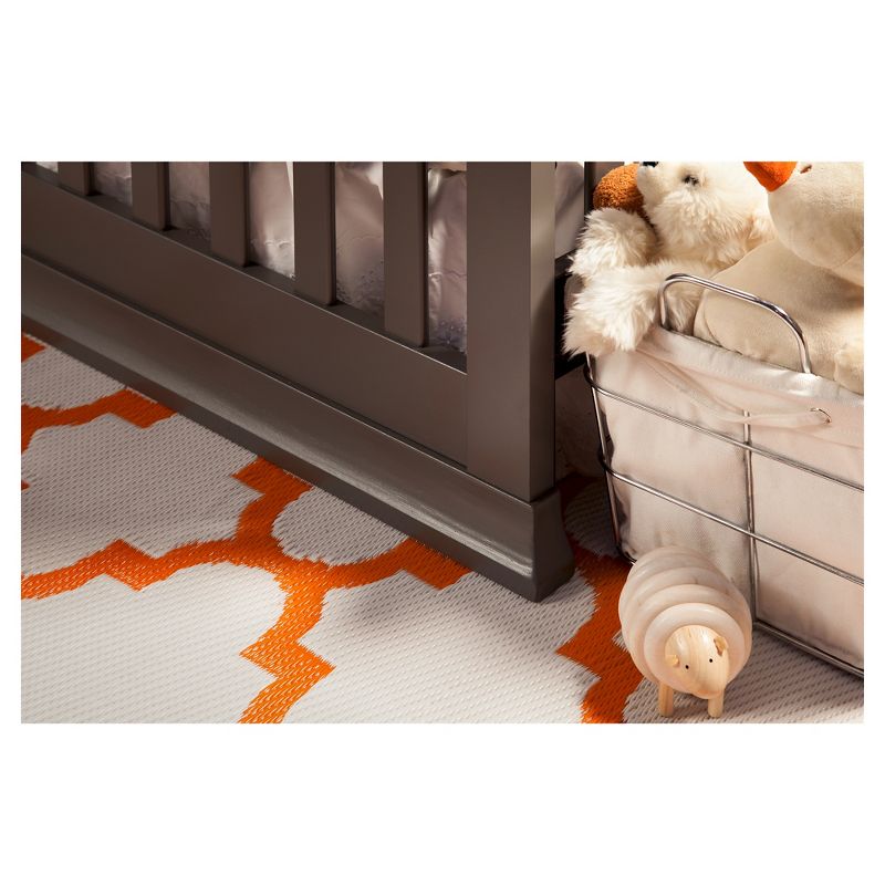 DaVinci Brook 4-in-1 Convertible Crib with Toddler Rail - Slate