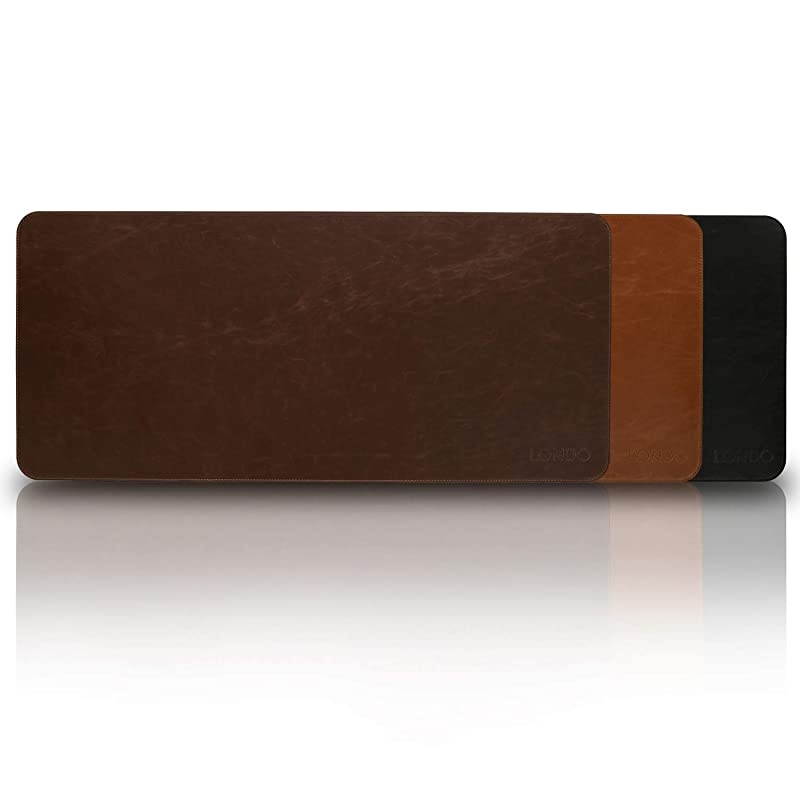 Leather Extended Mousepad - Black