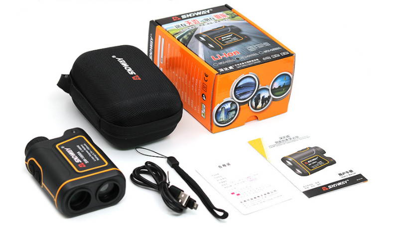 Sndway Telescope Rangefinder 600m 1000m / 1500m Handheld Outdoor Rangefinder Standard Version (600m)