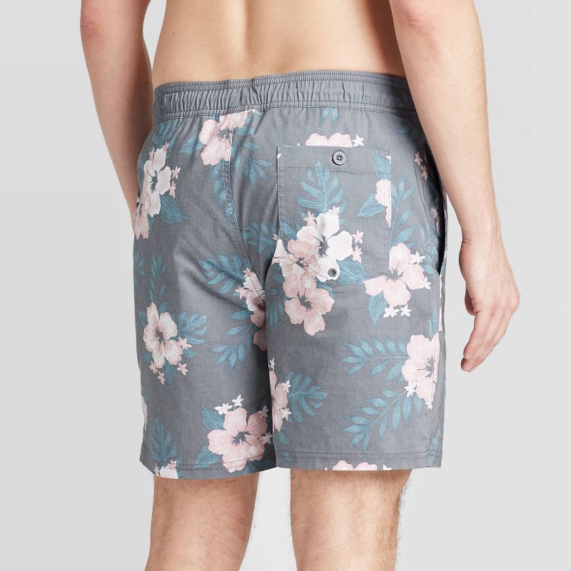 Men's 7" Sharkular Elastic Waist Swim Trunks - Original Use™ Blue XS