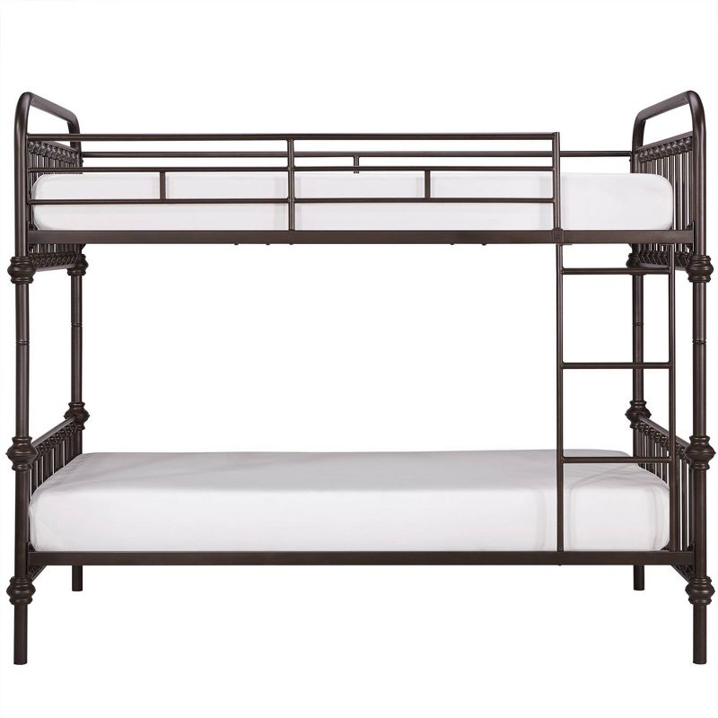 Twin Tilden Standard Metal Bunk Bed Dark Bronze - Inspire Q