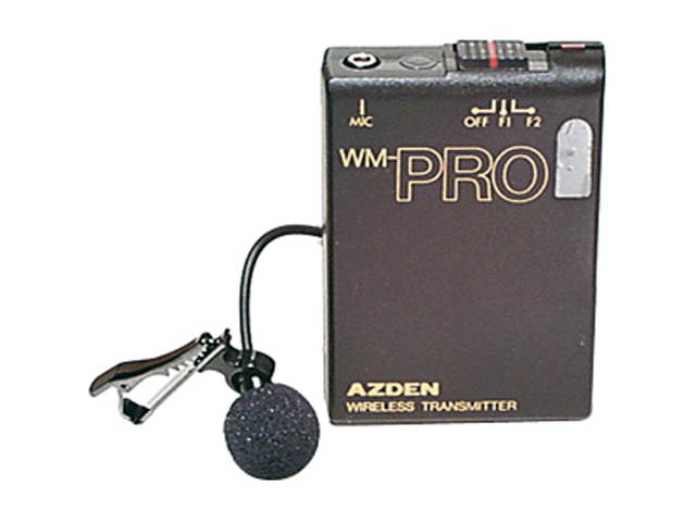 Azden WLT-PRO Pro Series Wireless Lavaliere Microphone and Transmitter
