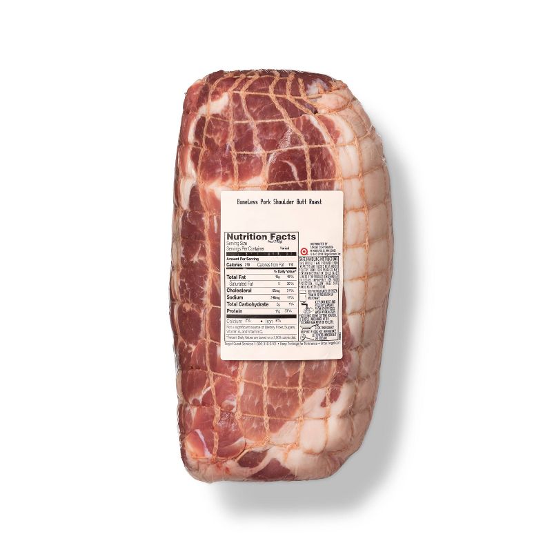 Boneless Pork Shoulder Butt Roast - 2.48-4.13 lbs - price per lb - Good & Gather™