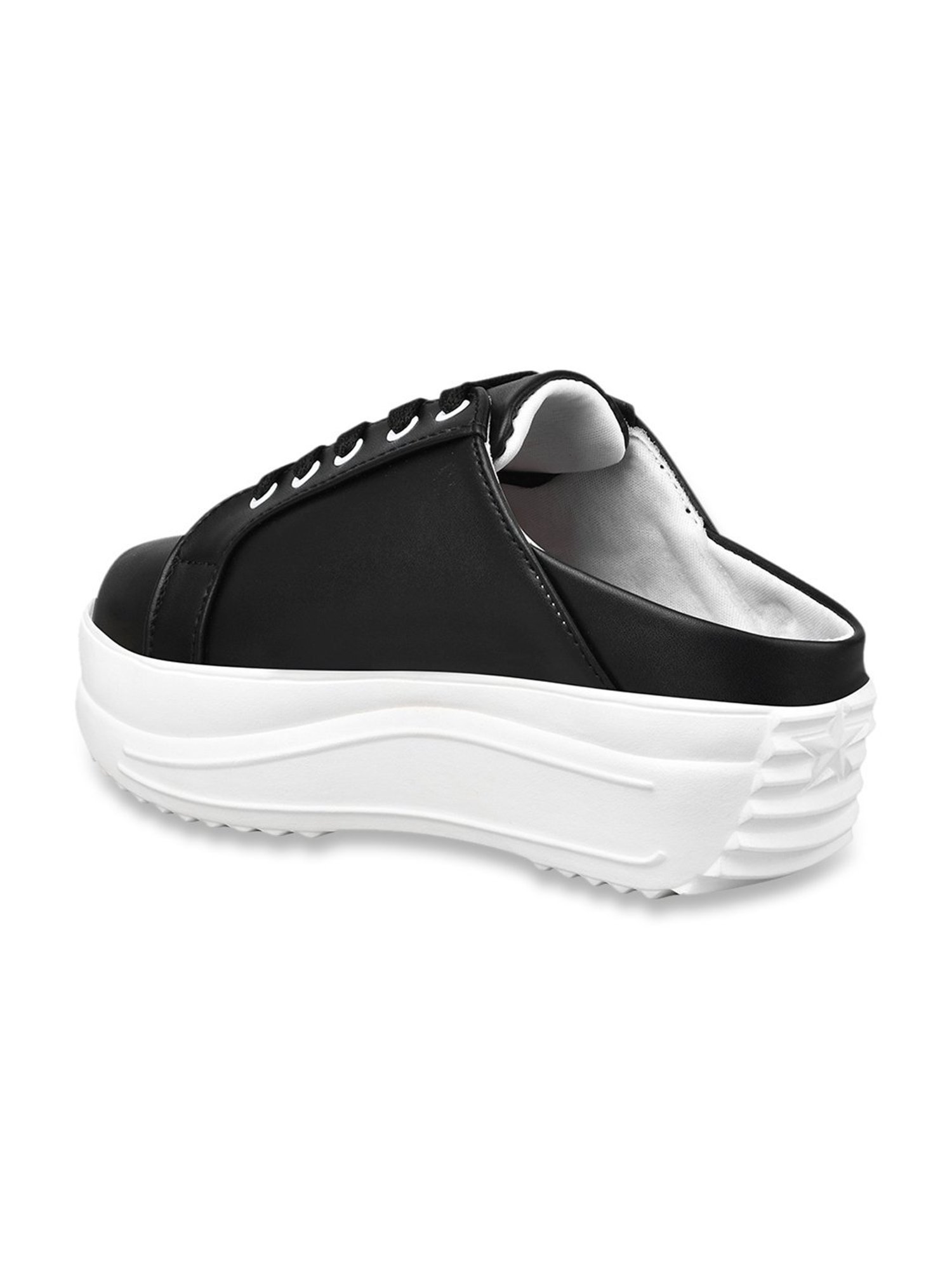 Shoetopia Women's Black Sneakers